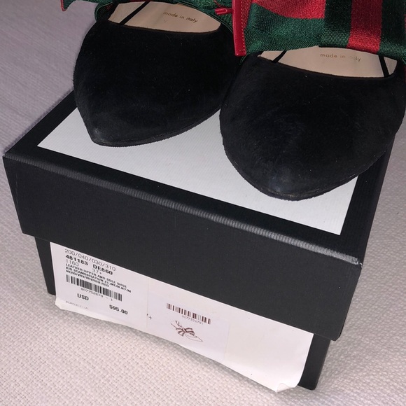 Gucci Bow Flats SZ 7.5 - Picture 3 of 9